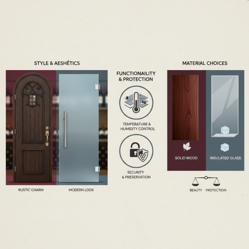 Best Wine Cellar Doors for Your Home Wine Collection?