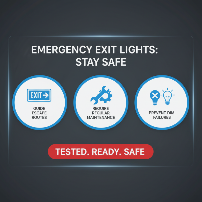 Emergency Exit Lights How Do They Work and Why Are They Important?