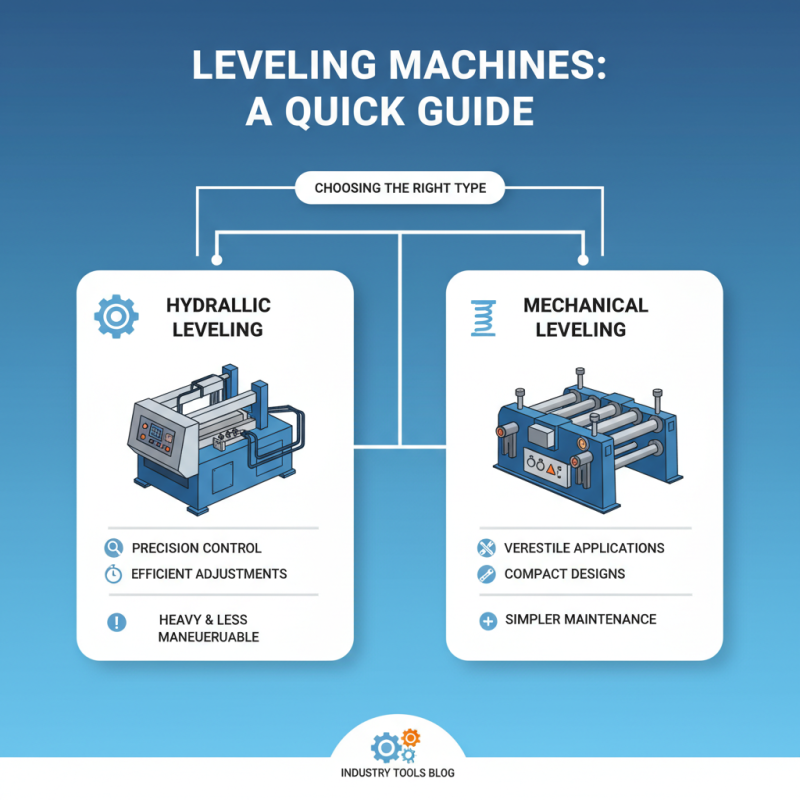 How to Choose the Right Leveling Machines for Your Projects?