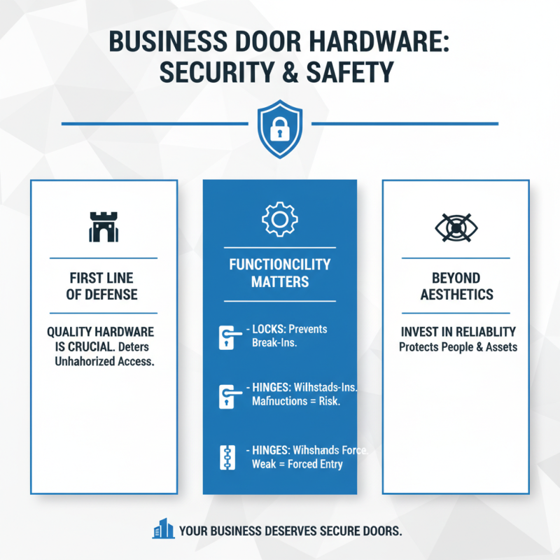 Why Choosing the Right Commercial Door Hardware is Essential for Your Business?