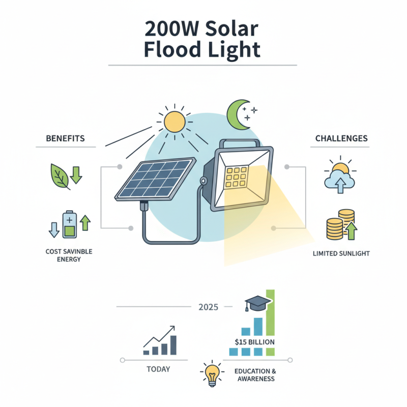 What is a Solar Flood Light 200w and How Does It Work?