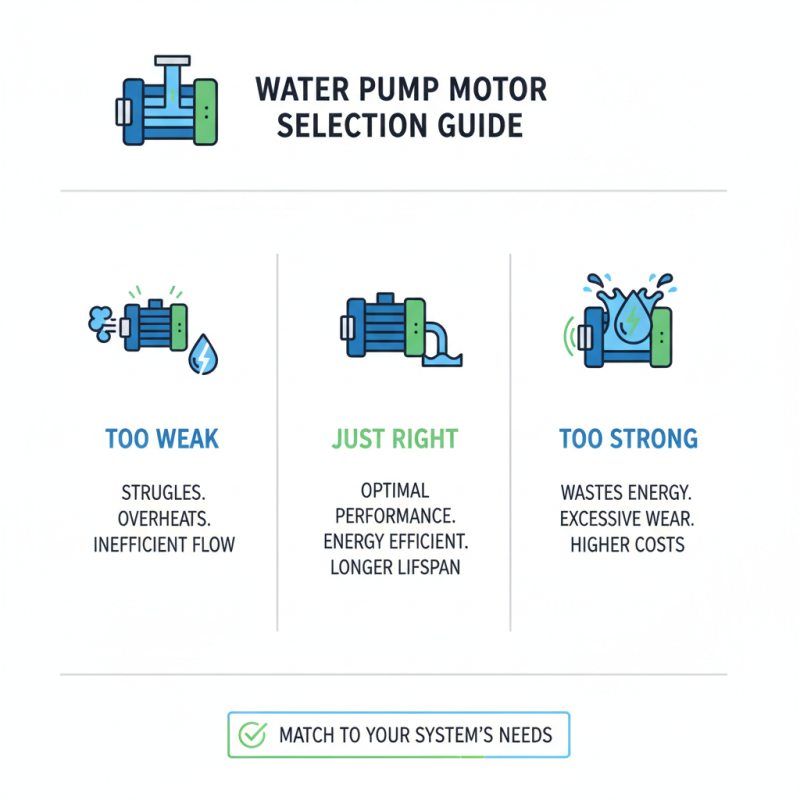 Why You Should Choose the Right Water Pump Motor for Your Needs?