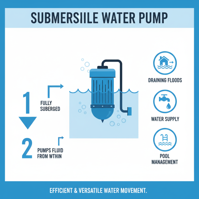 What is a submersible water pump and how does it work?