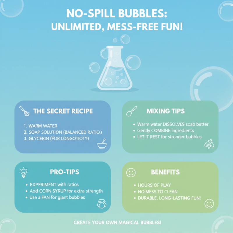 How to Create No Spill Bubbles for Mess Free Fun?