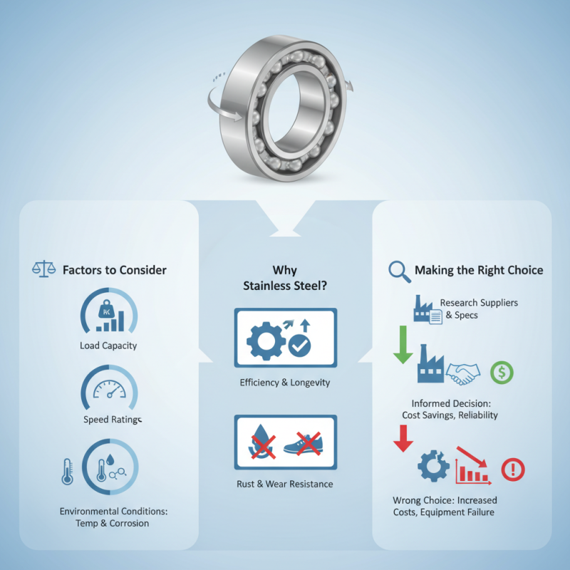 How to Choose Stainless Steel Bearings for Your Applications?