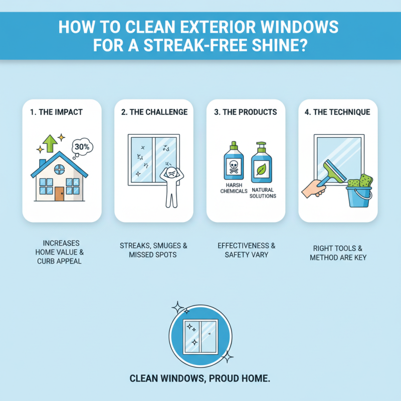 How to Clean Exterior Windows for a Streak-Free Shine?