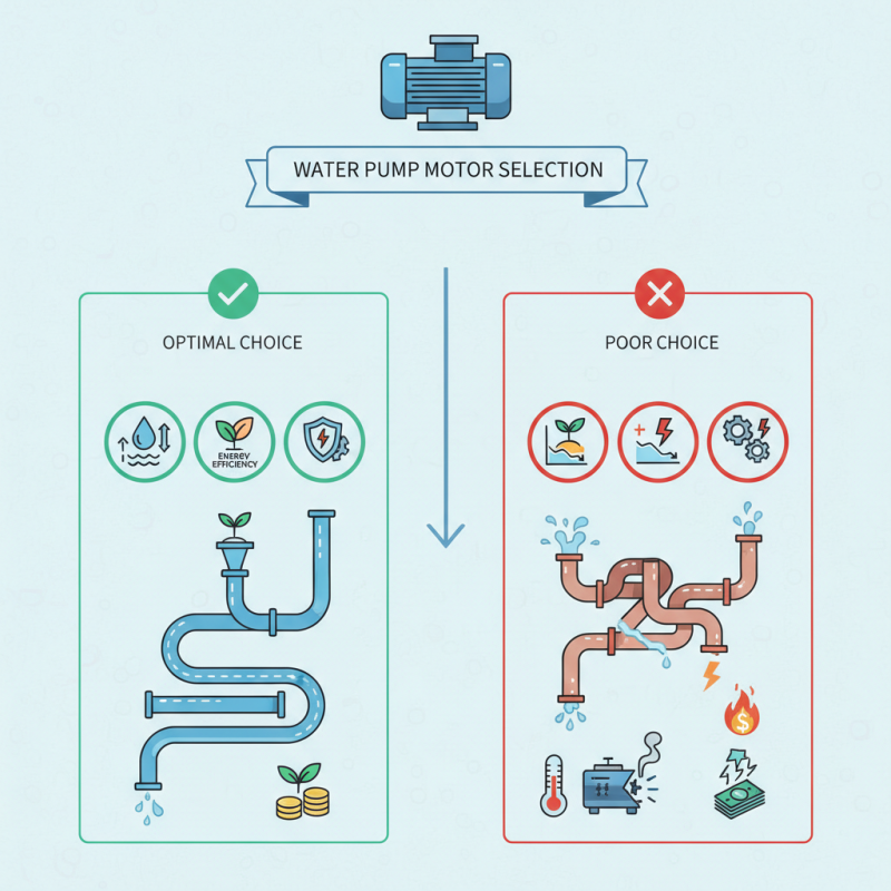 Why You Should Choose the Right Water Pump Motor for Your Needs?