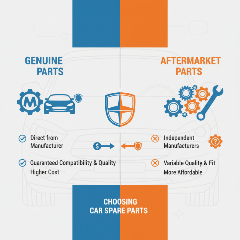 How to Choose the Right Car Spare Parts for Your Vehicle?
