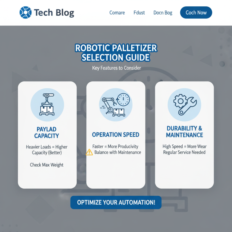 How to Choose the Right Robotic Palletisers for Your Business?