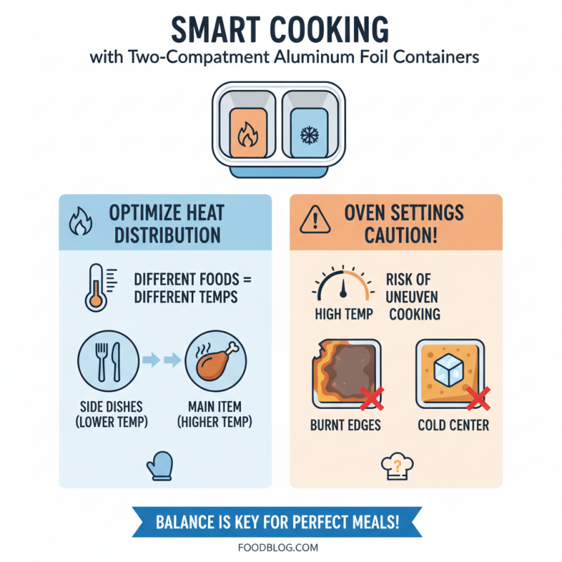 How to Use 2 Compartment Aluminium Foil Containers Effectively?