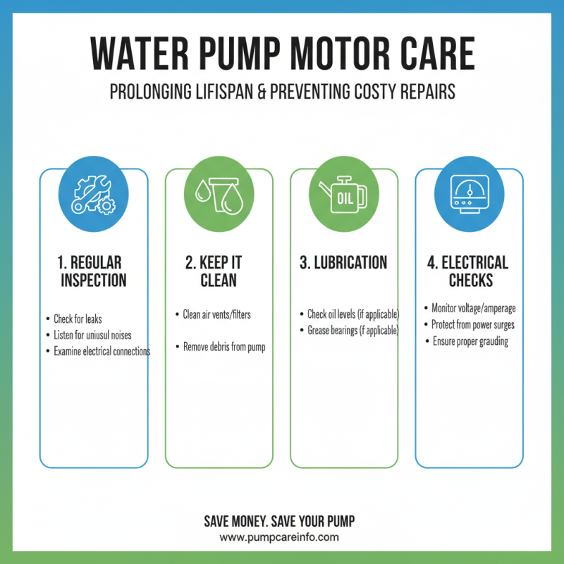 Why You Should Choose the Right Water Pump Motor for Your Needs?
