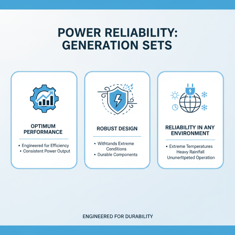 Why Choose Weichai Generator Set for Reliable Power Solutions?