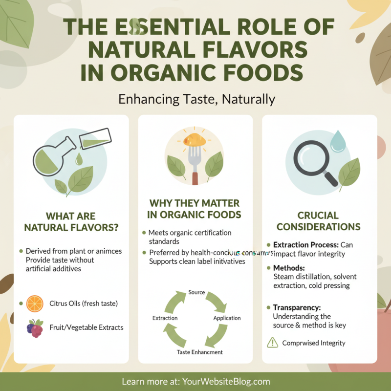 Top Natural Flavors in Organic Products What You Need to Know