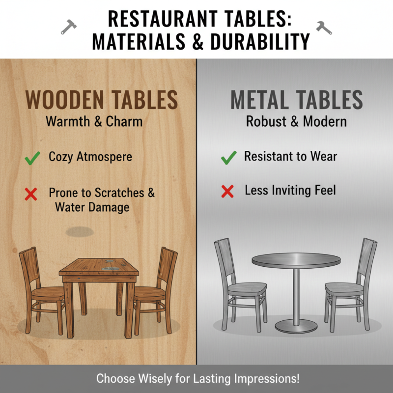 How to Choose Custom Restaurant Tables for Your Business?