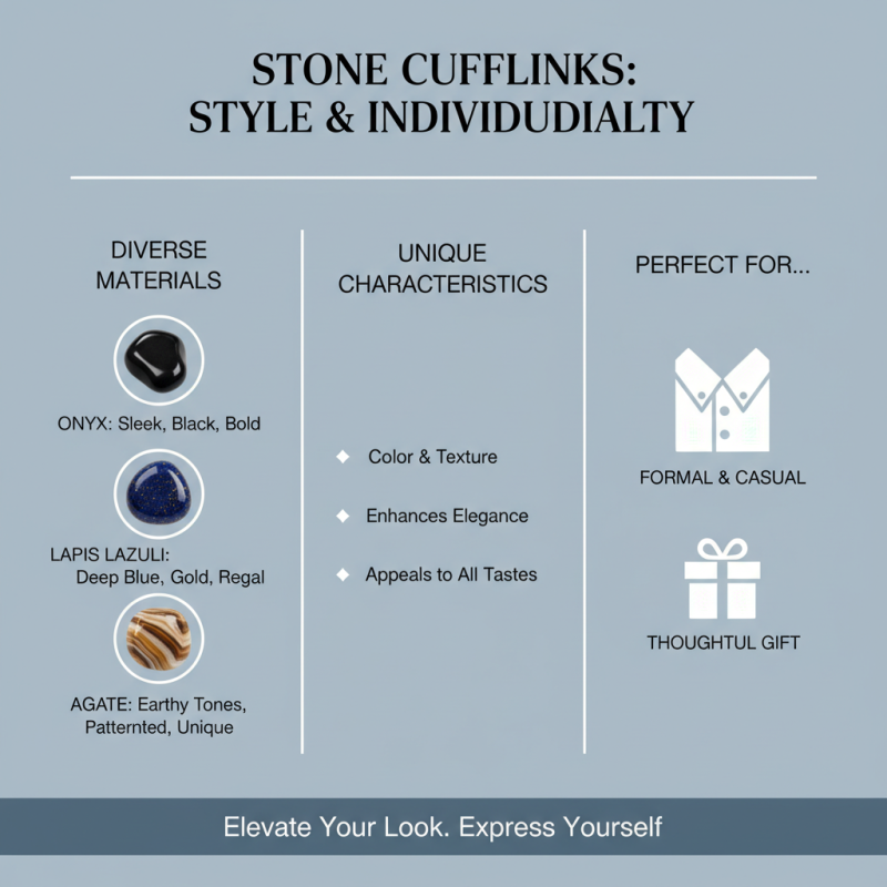10 Best Stone Cufflinks for Every Style and Occasion?