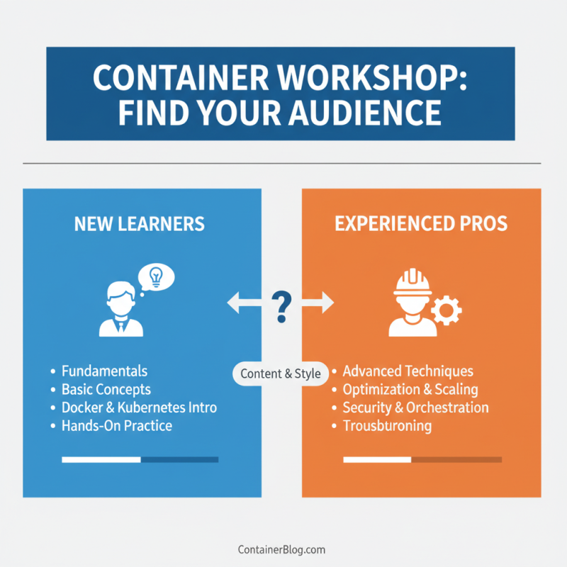 How to Organize a Successful Container Workshop?