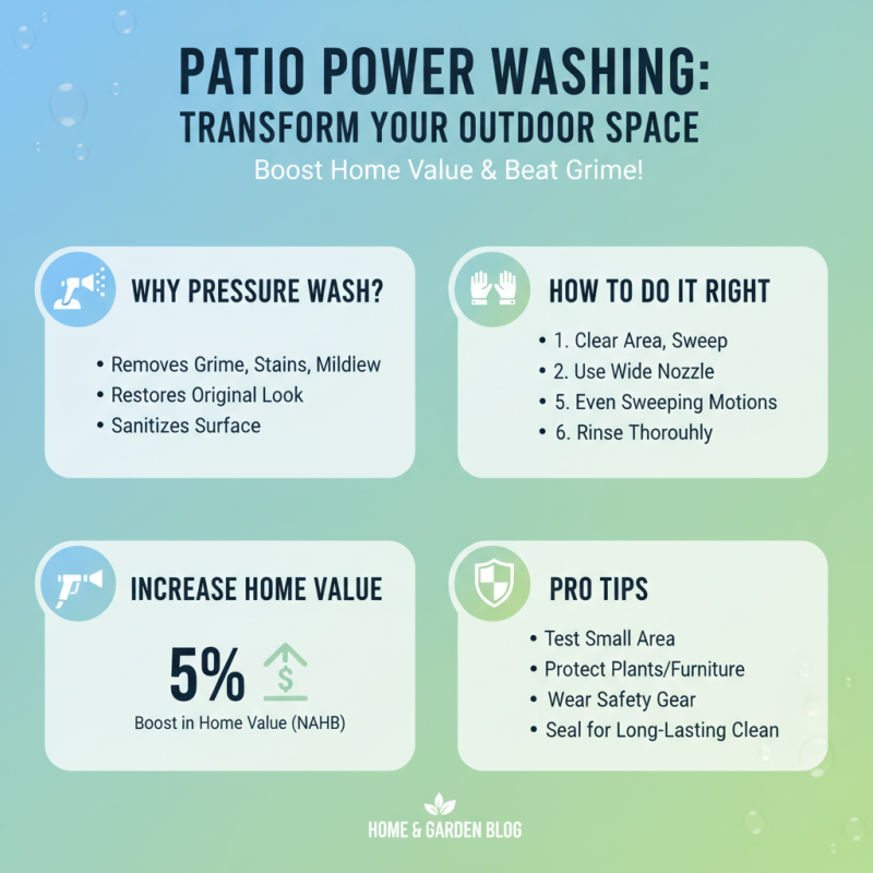 How to Pressure Wash Driveways and Patios Effectively?