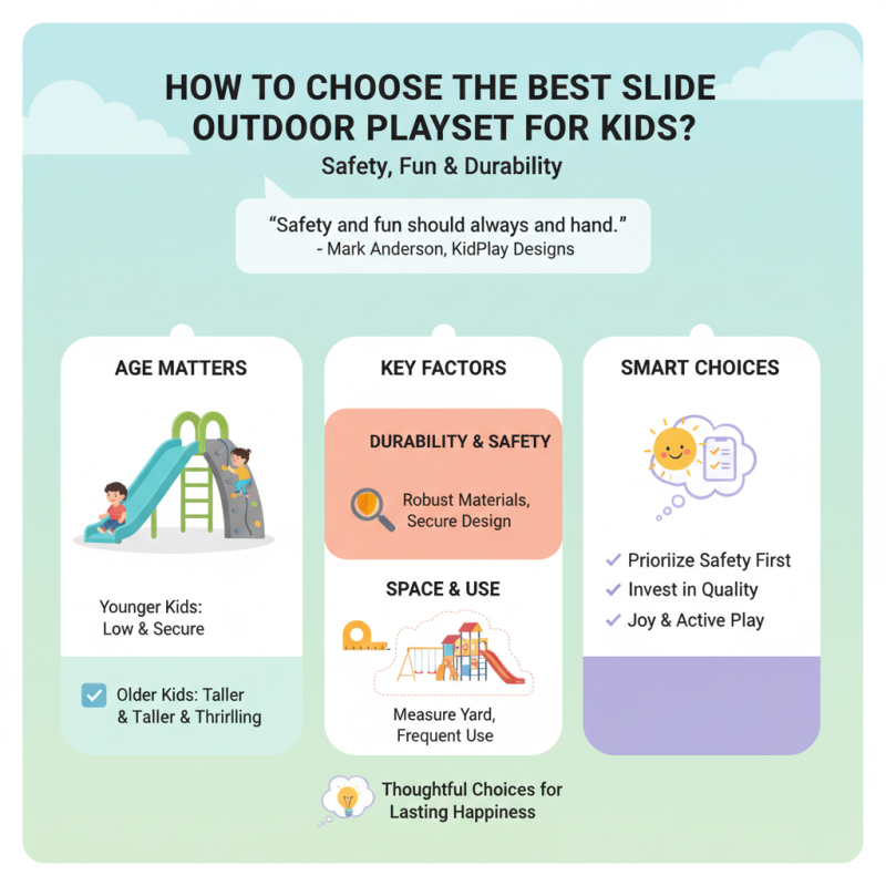 How to Choose the Best Slide Outdoor Playset for Kids?