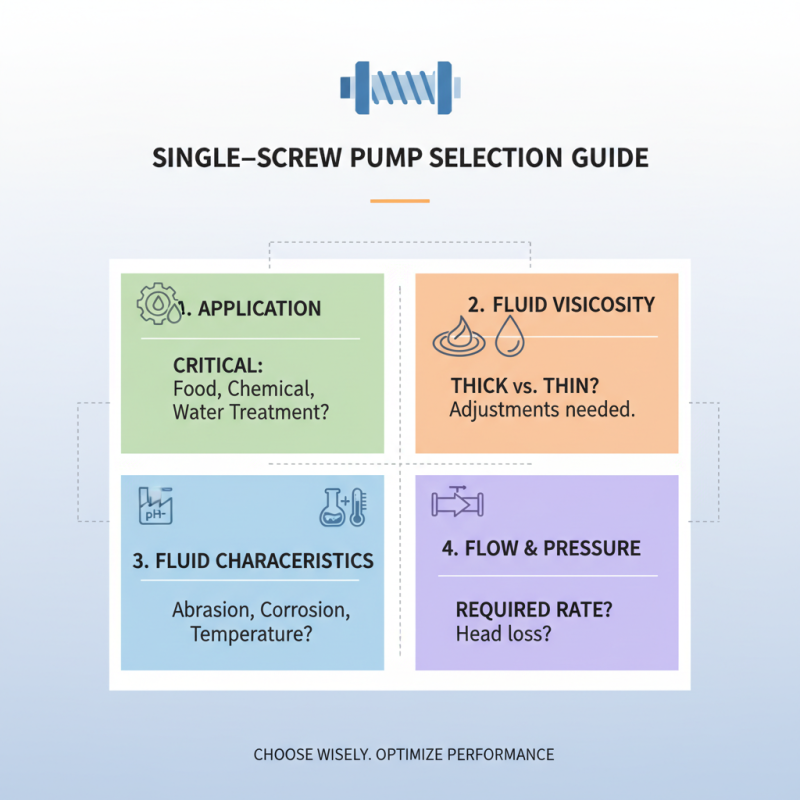How to Choose the Right Single Screw Pump for Your Needs?