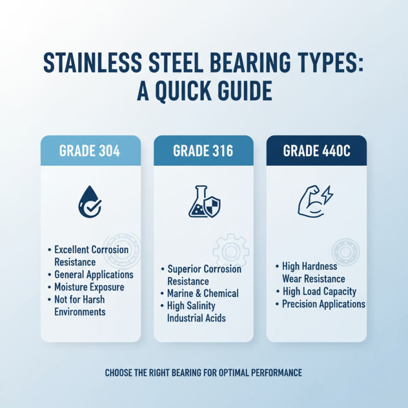 How to Choose Stainless Steel Bearings for Your Applications?