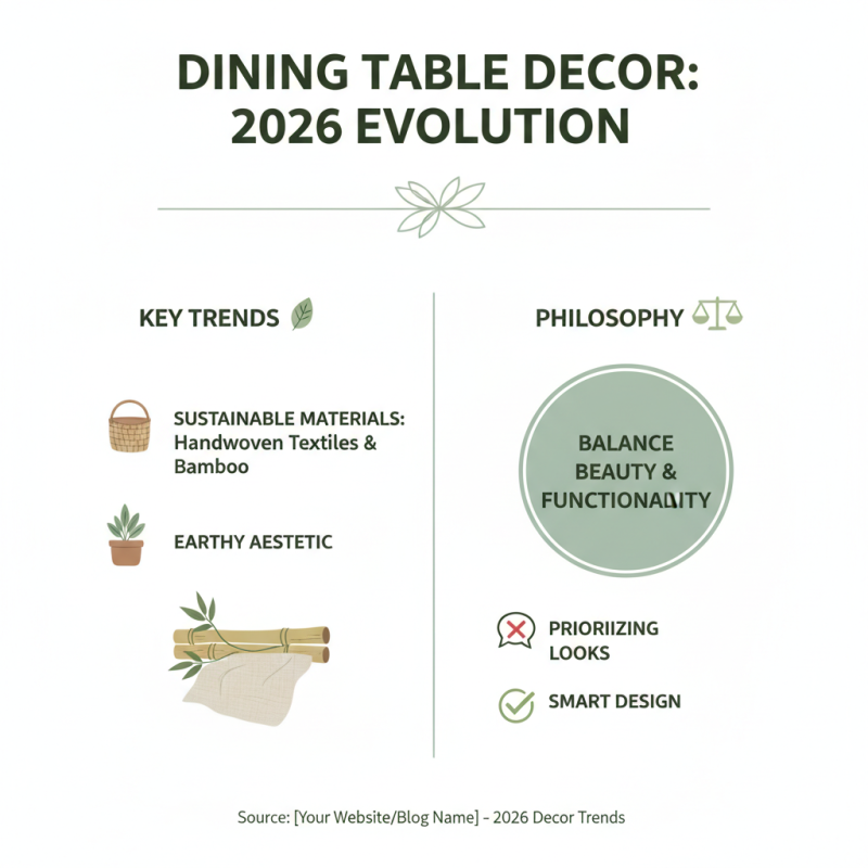 2026 Top Home Decor Ideas for Dining Table Elegance?