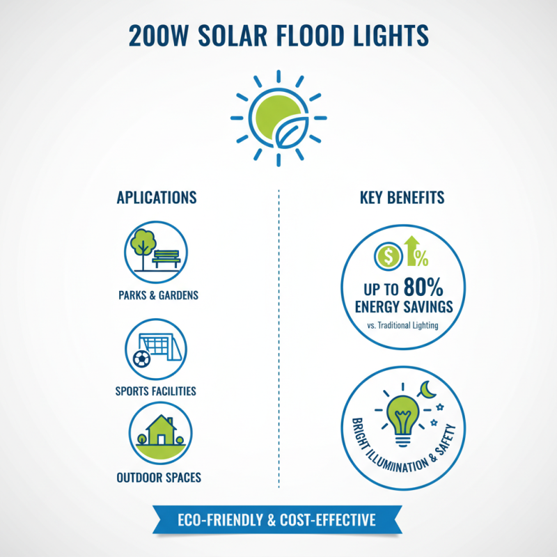 What is a Solar Flood Light 200w and How Does It Work?
