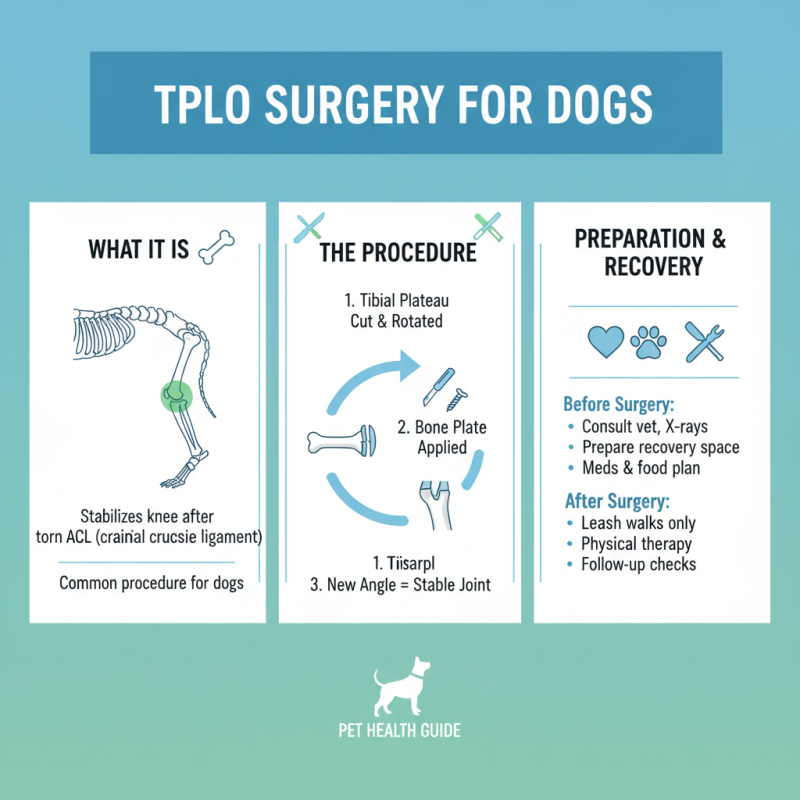 How to Prepare for TPLO Surgery in Dogs?