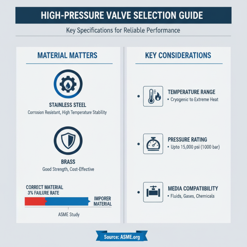 How to Choose the Right High Pressure Valve for Your Needs?