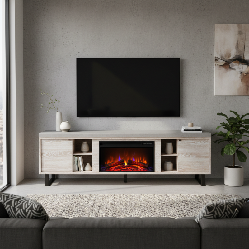 2026 Top Trends in TV Stand With Fireplace Designs and Features?