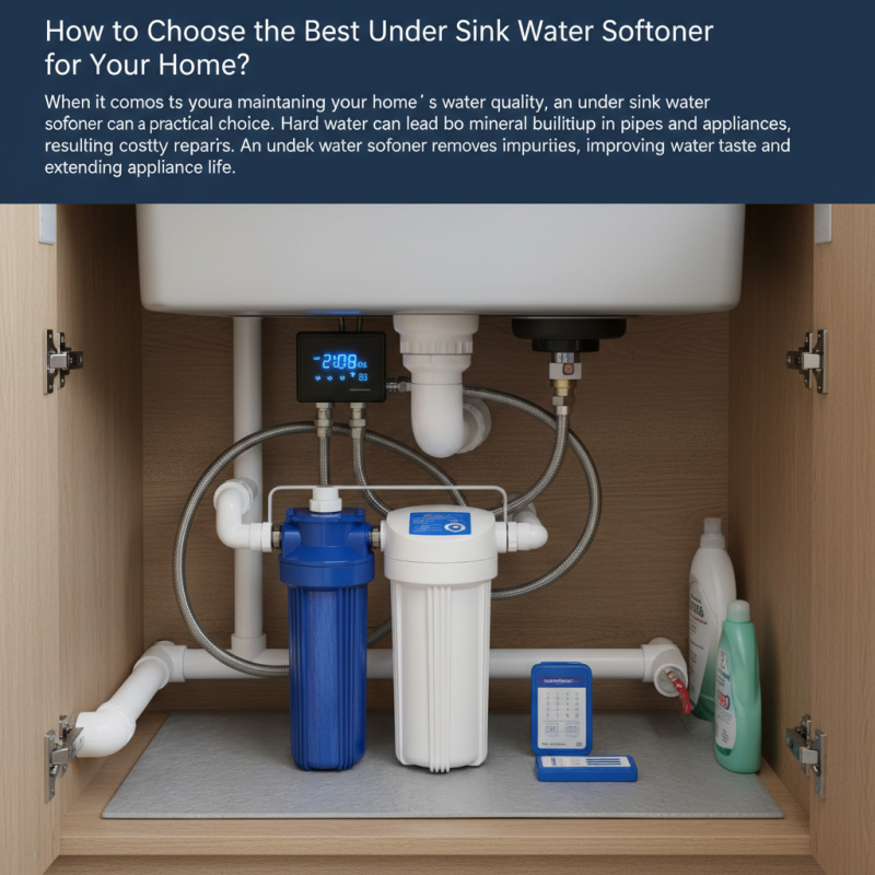 How to Choose the Best Under Sink Water Softener for Your Home?