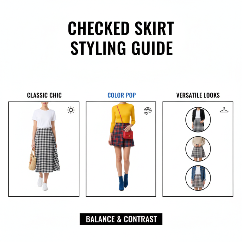 How to Style a Checkered Skirt for Every Occasion?
