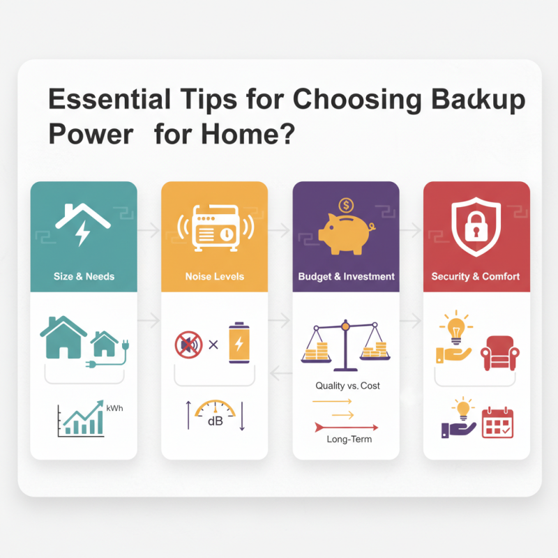 Essential Tips for Choosing Backup Power for Home?