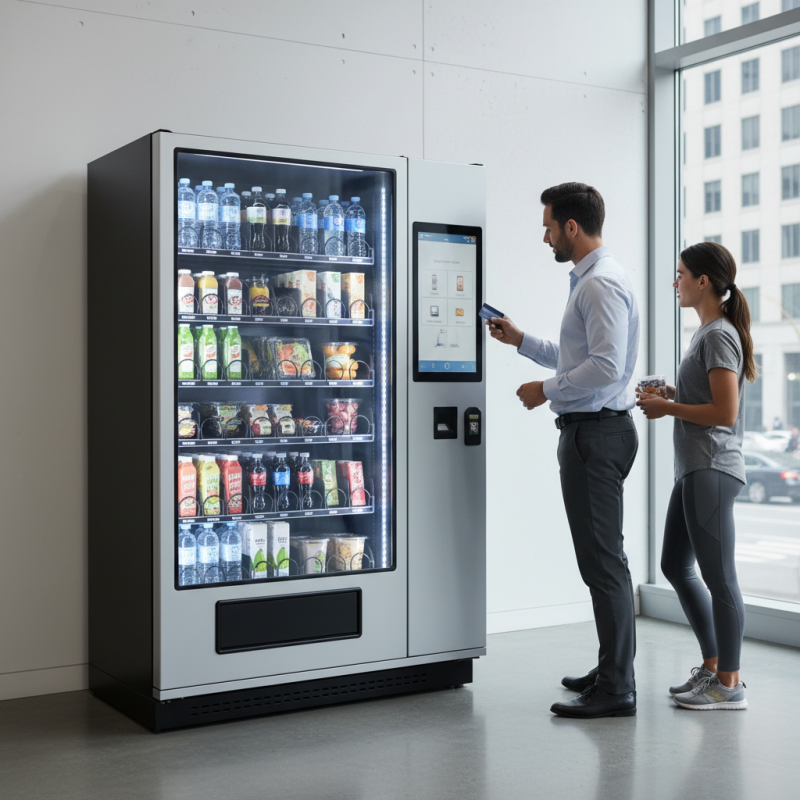 What is a refrigerated vending machine and how does it work?