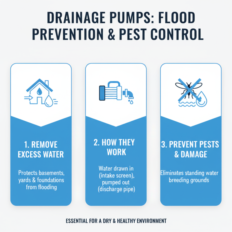 What is a drainage pump and how does it work?