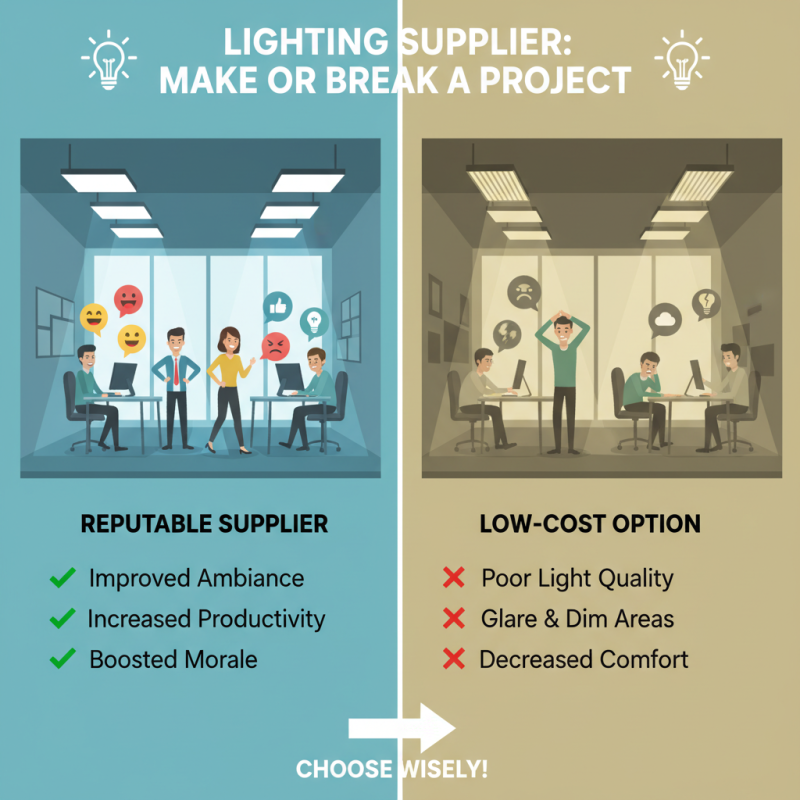 Why Choosing the Right Lighting Suppliers Matters for Your Projects?