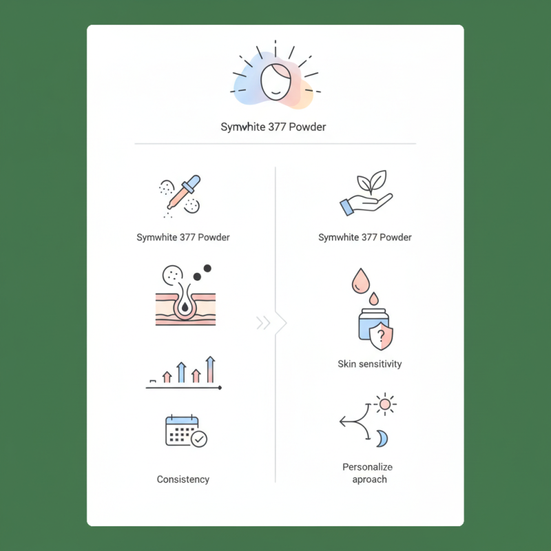 How to Use Symwhite 377 Powder for Skin Brightening?