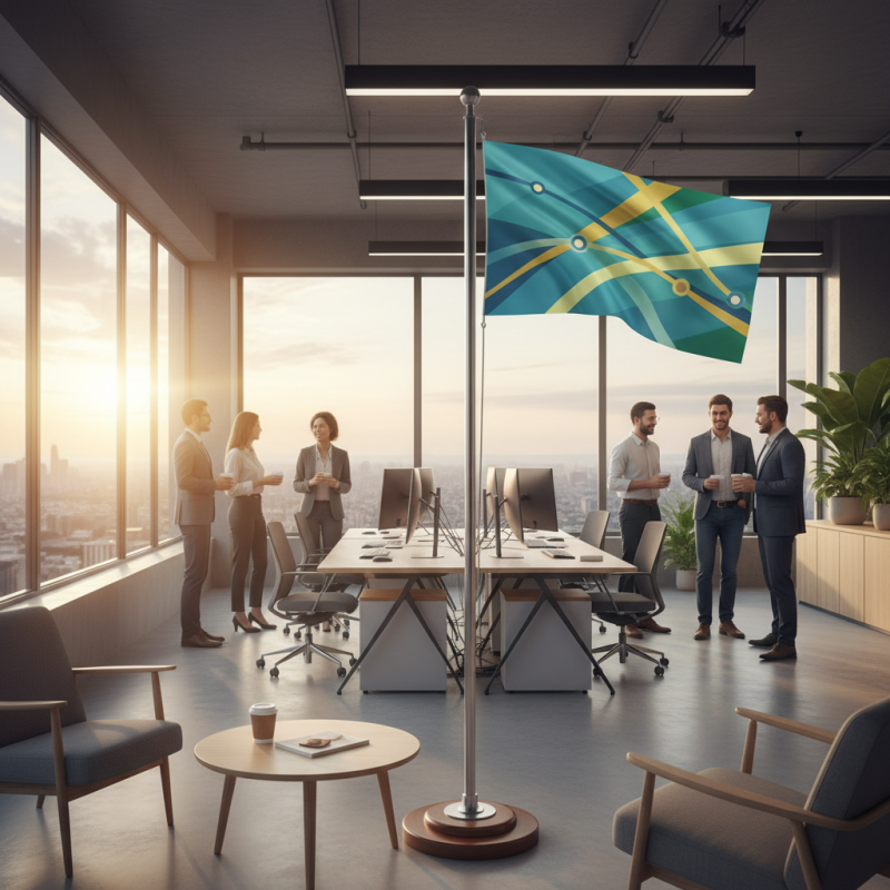 Why Choose an Office Flag Stand for Your Workspace?