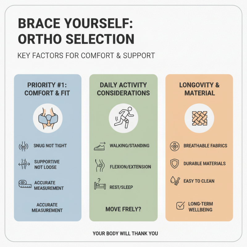 How to Choose the Right Orthopedic Braces for Your Needs?