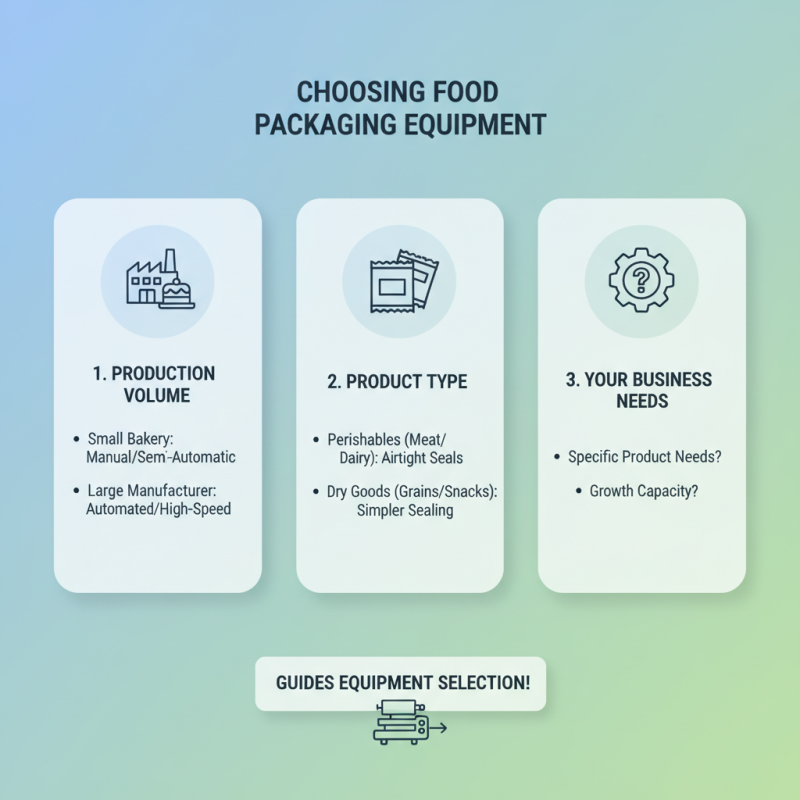 How to Choose the Right Food Packaging Equipment for Your Business?