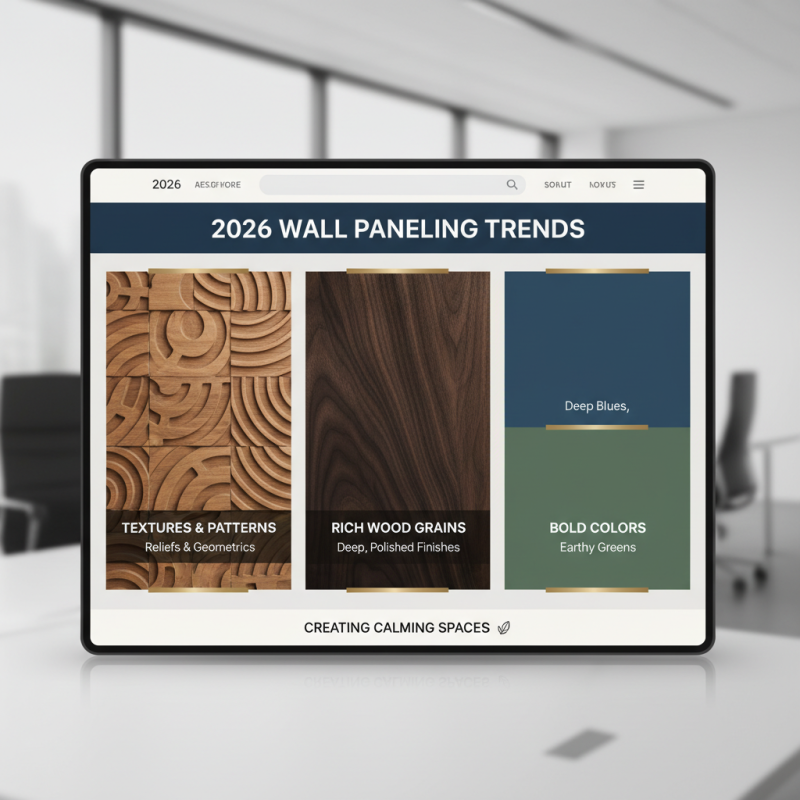 2026 Top Wall Paneling Trends You Need to Know?
