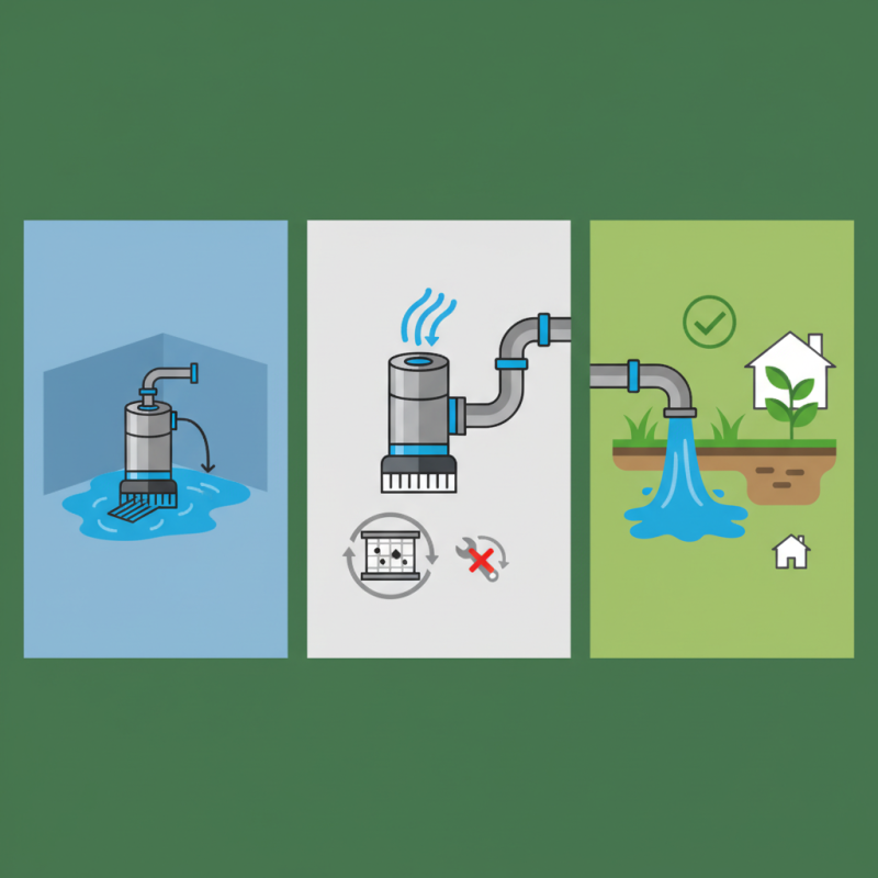 What is a drainage pump and how does it work?