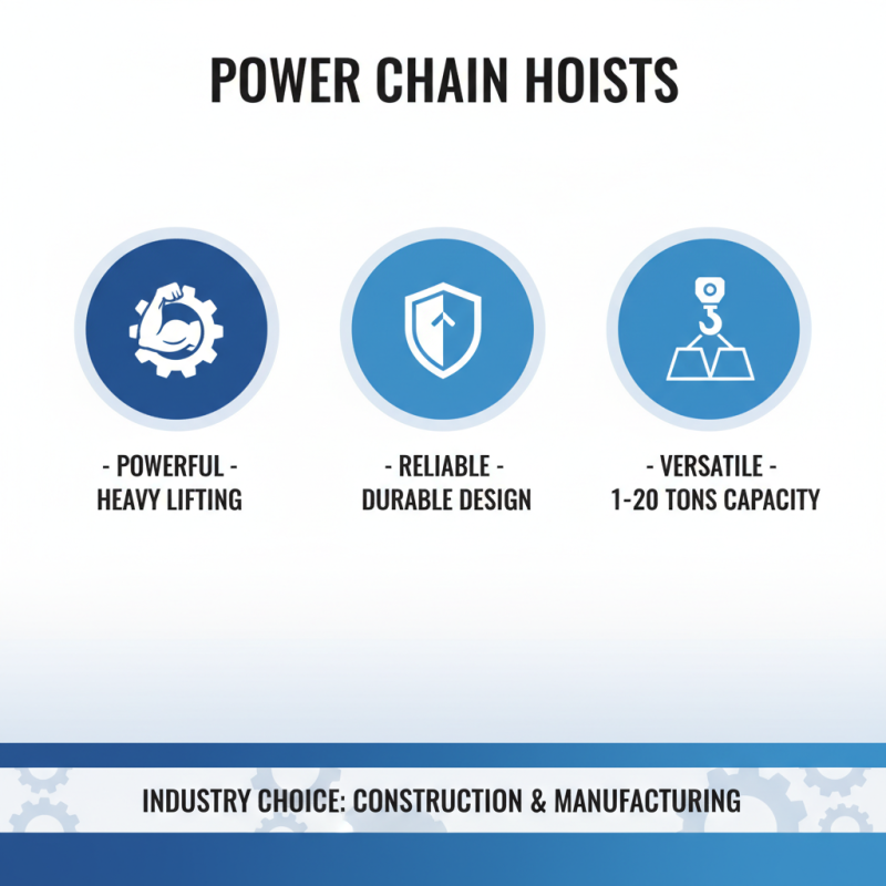 Why Choose a Power Chain Hoist for Your Lifting Needs?