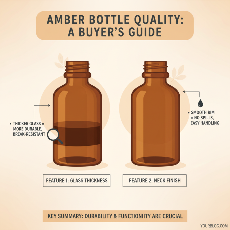 How to Choose the Best Amber Bottles for Your Needs?