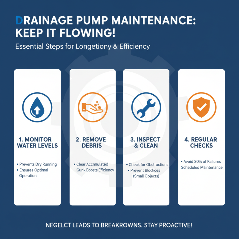 What is a drainage pump and how does it work?