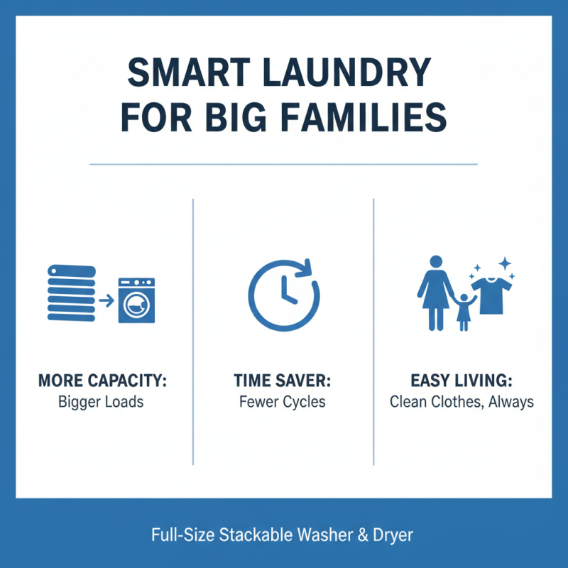 Top Benefits of Using a Full Size Stackable Washer and Dryer for Your Home?
