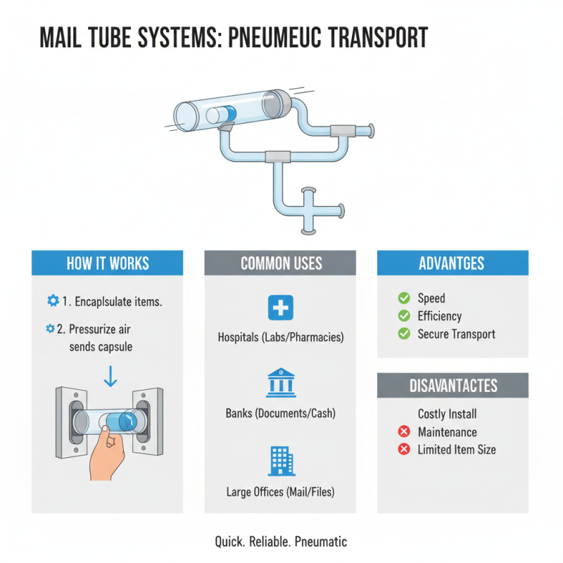 What are mail tubes and how do they work?