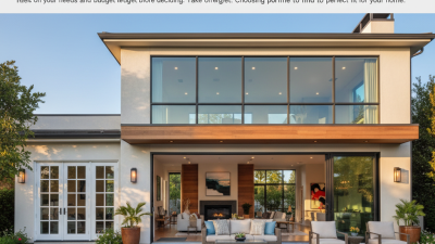 2026 How to Choose the Best Patio Doors and Windows for Your Home?