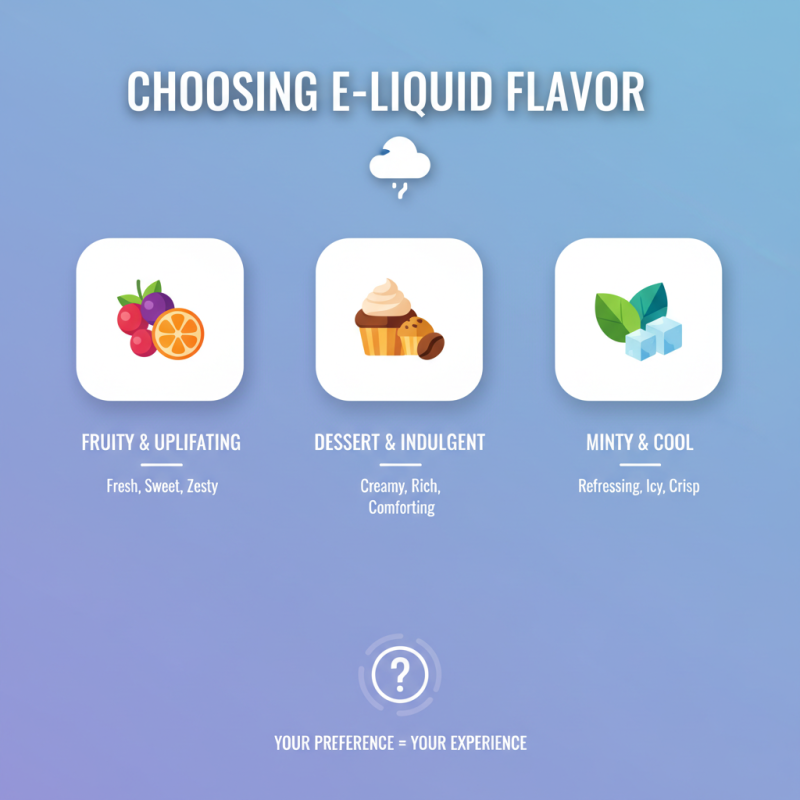 How to Choose the Best E Liquid Concentrate Flavor for Vaping?