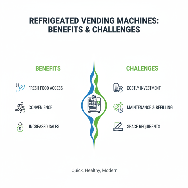 What is a refrigerated vending machine and how does it work?