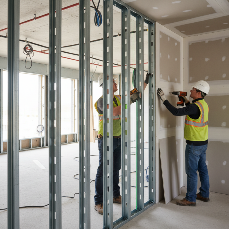 What is Slotted Track Metal Studs and How Are They Used?